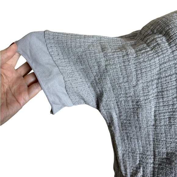 100% Lin Blanc Linen Sleeveless Dress and Cropped topper Lagenlook size 16 - Picture 6 of 9